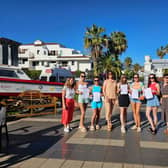 South West College Staff and Students pictured during their recent excursion to Tenerife. Credit: SWC