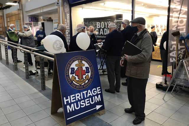 The East Antrim Battalion Heritage Society currently operates a mobile museum in venues across East Antrim, such as the DeCourcy Centre, Carrickfergus (pictured). Photo: Drew Buchanan
