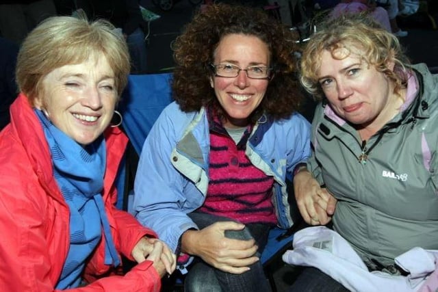 Heather Bartholomew, Therese Moran and Margaret Moohan at the Classics in the Park concert in 2010.