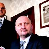 Dunmurry funeral directors David Capper and Brian Elwood