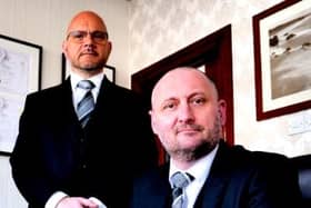 Dunmurry funeral directors David Capper and Brian Elwood