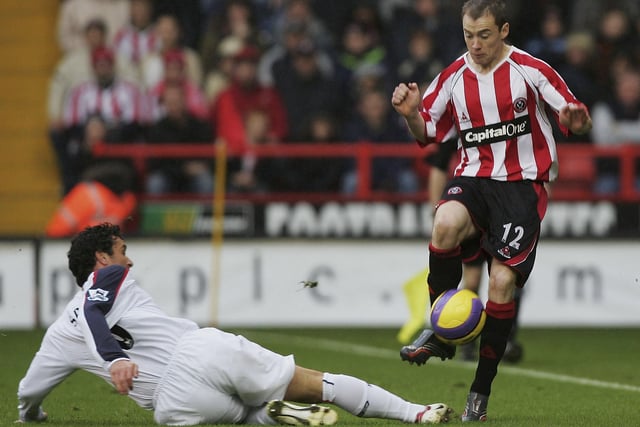 Still the only player in history to score for both clubs in a Sheffield derby, Quinn played for Ipswich Town after leaving Bramall Lane and later turned out for local non-league side, Handsworth Parramore