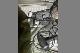 The fire was started by an extension lead plugged in and left on the mattress. Picture: NIFRS