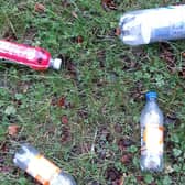 Discarded plastic bottles (stock image).