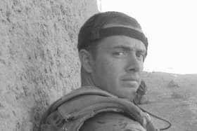 Bryan Phillips BEM pictured on tour with the British Army. (Pic: Contributed).