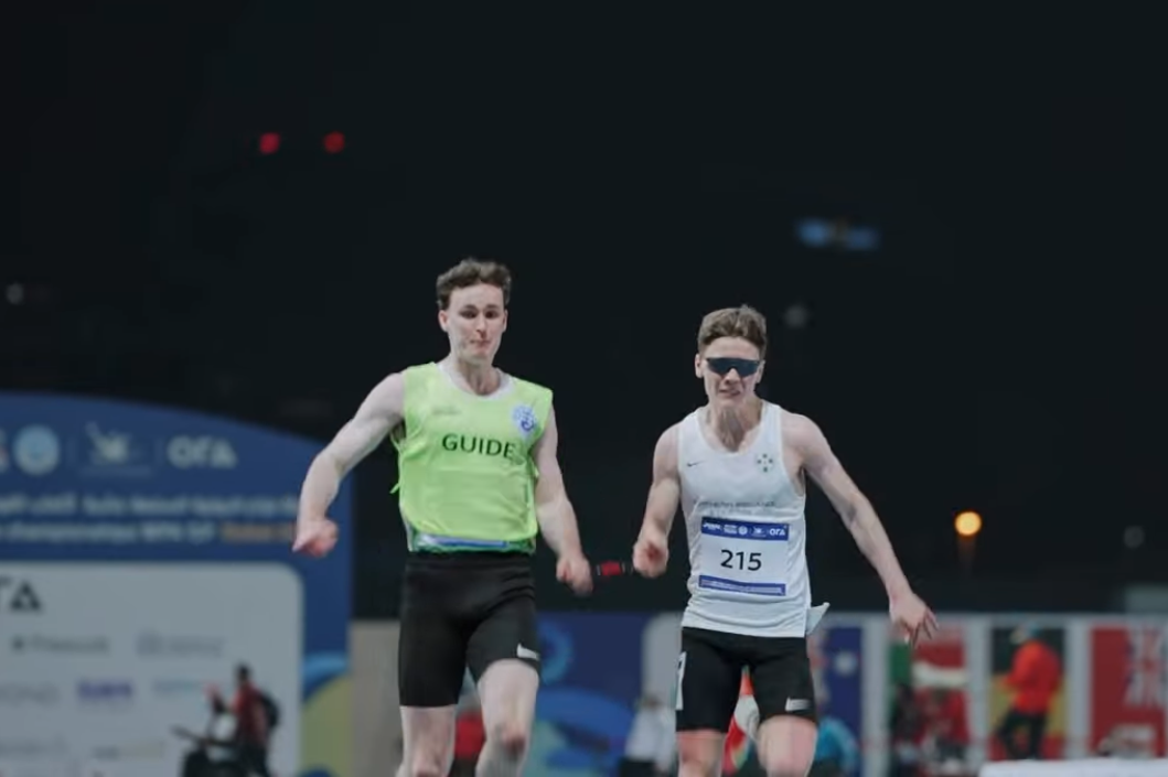 Young blind athlete from Hillsborough goes for gold in Dubai