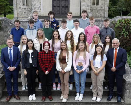 The school's top-achieving A level students.