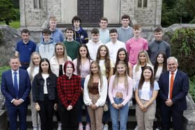The school's top-achieving A level students.