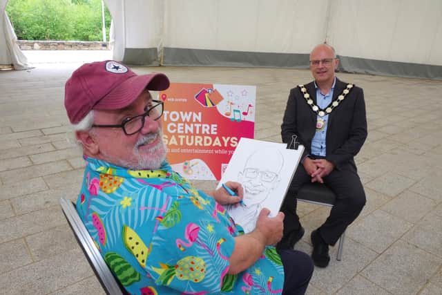 Chair of the Council, Councillor Dominic Molloy is looking forward to the fun Town Centre Saturdays taking place in the district’s five town centres throughout august and September. Credit: Mid Ulster Council