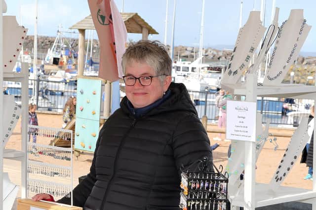Ann Calwell from Meadow Park Beads  pictured at the Naturally North Coast and Glens Easter Market held in Ballycastle on Easter Monday
