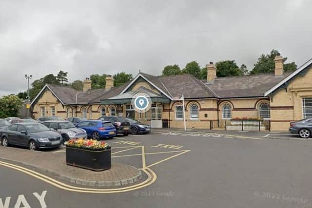 Lisburn train station. Pic credit: Google