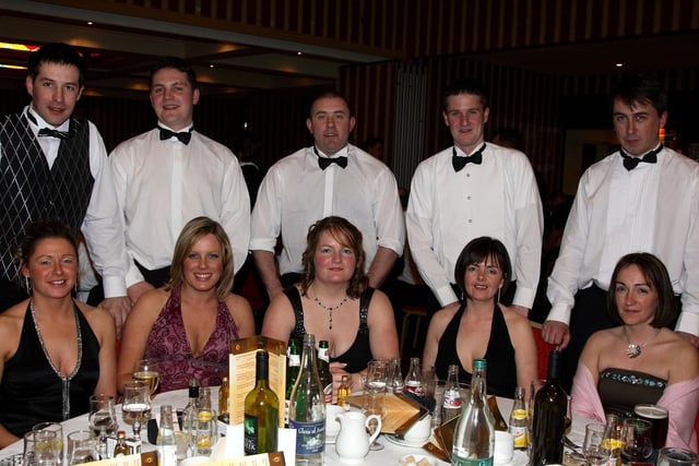 Patrons who attended the McQuillans GAC Centenary Gala dinner  in the Marine Hotel, Ballycastle in 2007