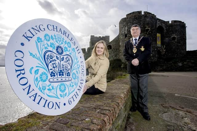 The Mayor of Mid and East Antrim, Alderman Noel Williams, with chair of council’s Coronation Working Group, Cllr Cheryl Brownlee.