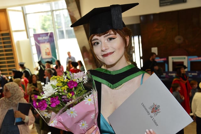 Rebecca Diff from Armagh graduated with a BSc in health and well-being
