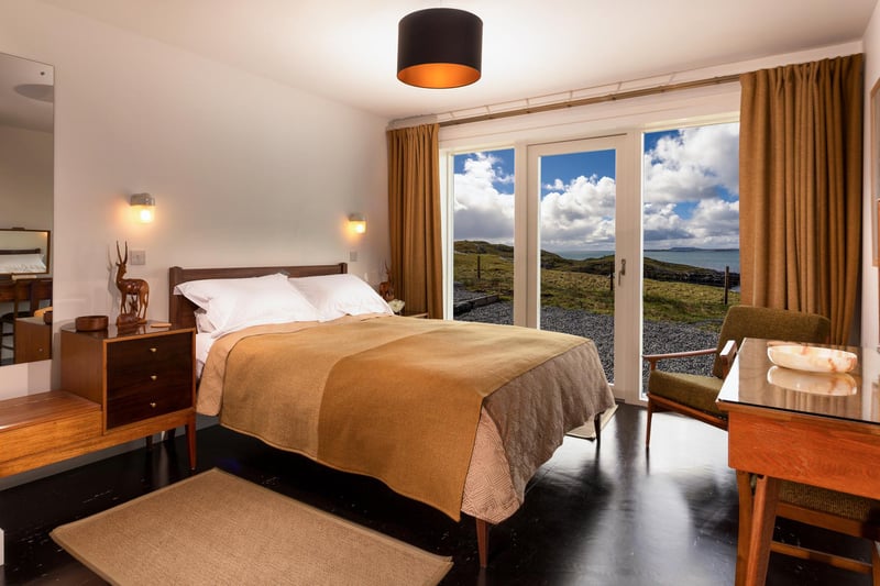 Wake up at the Sound of Harris and see spectacular views from your own bed.