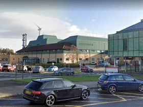 A new extension is being built at Antrim Area Hospital.  Picture: Google