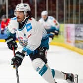 Belfast Giants' Elijiah Barriga during the game against Team GB at Vindico Arena, Cardiff, Wales. Picture: James Assinder/Team GB