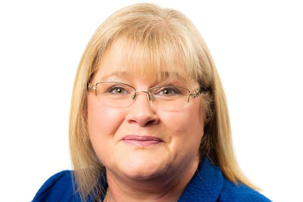 Sinn Fein candidate Mary O'Dowd who is standing for election to Armagh, Banbridge and Craigavon Council.
