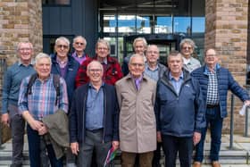 A group of past students of Coleraine Technical College with some pictured from the class of 1957