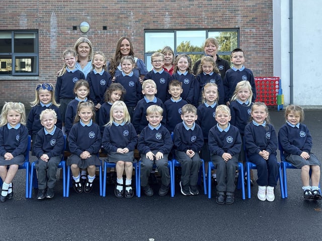 The new P1 class at Maralin Village Primary School.