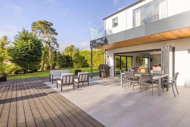 This four bedroom detached home is on the market priced at offers over £835,000