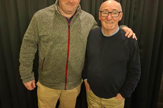 Wilfie Piper is directing Lisnagarvey Operatic's Beauty and the Beast and his son Keith is the musical director. Pic credit: LODS