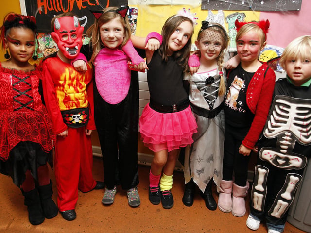 Children at the Portrush Youth Centre Halloween Party in 2010.