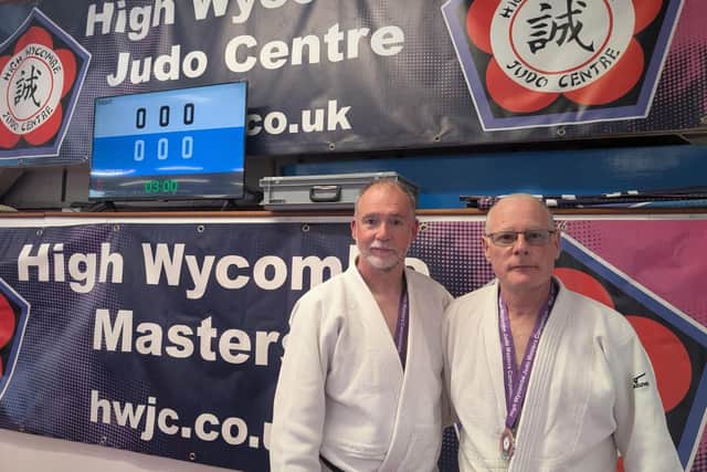 Dermot McCaul and Paul McConville at High Wycombe.
