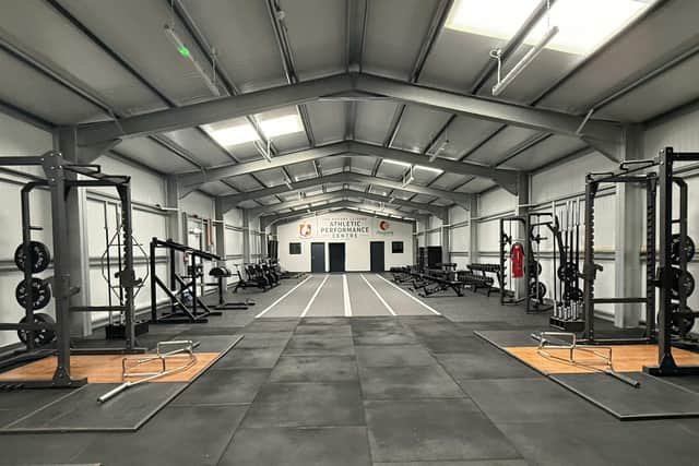 Interior of Hagans Leisure Athletic Performance Centre at Ballyclare RFC. Photo: supplied