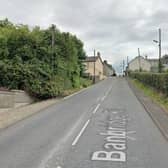 General view of the Banbridge Road, Rathfriland, which has now reopened after a traffic collision. Photo by Google