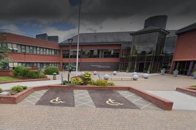 Craigavon Civic Centre, home of Armagh, Banbridge and Craigavon Council.