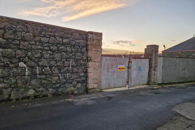 The former Market Yard in Magherafelt.