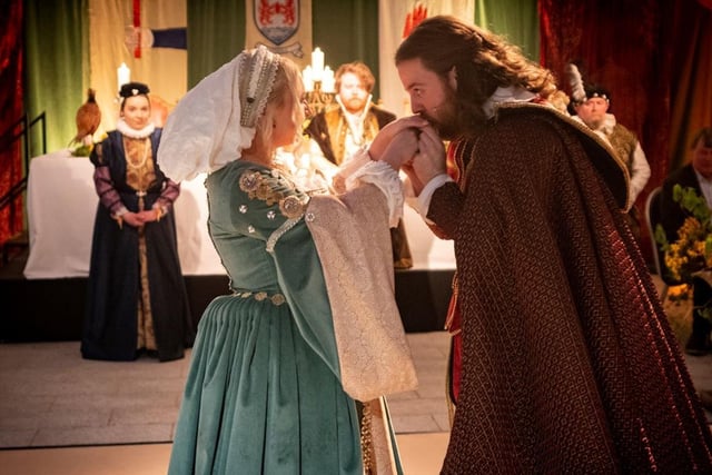 Fancy an enchanting evening to take you back in time? Well look no further than this re-enactment of the wedding banquet of Hugh O'Neill and Mabel Bagenal.
This bespoke event takes place on the original site of O'Neill's castle in Dungannon.
You will be transported back to sixteenth century Elizabethan Ireland, where you will dine by candlelight at a three-course wedding banquet and witness the wedding of Hugh O'Neill, the Earl of Tyrone and Mabel Bagenal.
For more information go to https://discovernorthernireland.com/whats-on/the-oneill-wedding-banquet-p856951