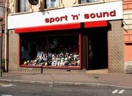 The iconic Sport n Sound signage.