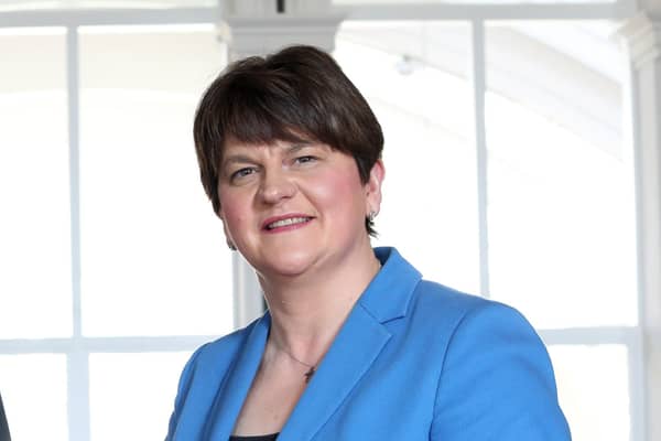 Former First Minister and DUP leader Arlene Foster. Picture: Press Eye
