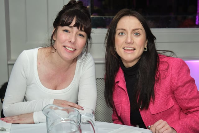 Mid Ulster MLA Emma Sheerin pictured with Jolene Ní Ghruagáin.