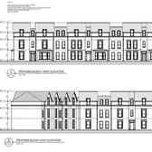A new street frontage will be created with a variation of heights, and a mixture of slate and cladding, in order to provide attractive streetscape. Credit: ABC planning portal