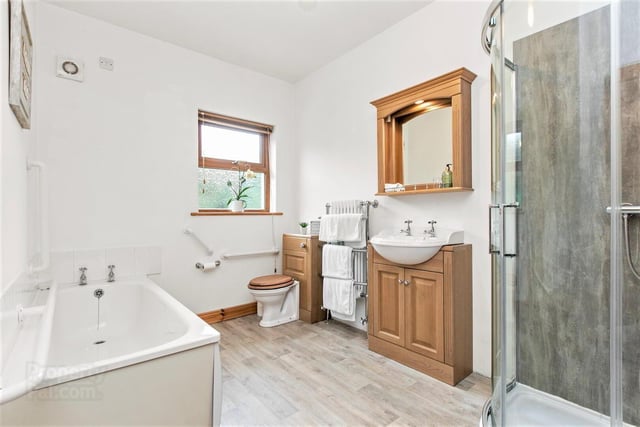 This extensive, modern cottage is on the market now.