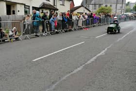Action from the 2024 May Fair Soapbox Derby. (Pic: NI World).