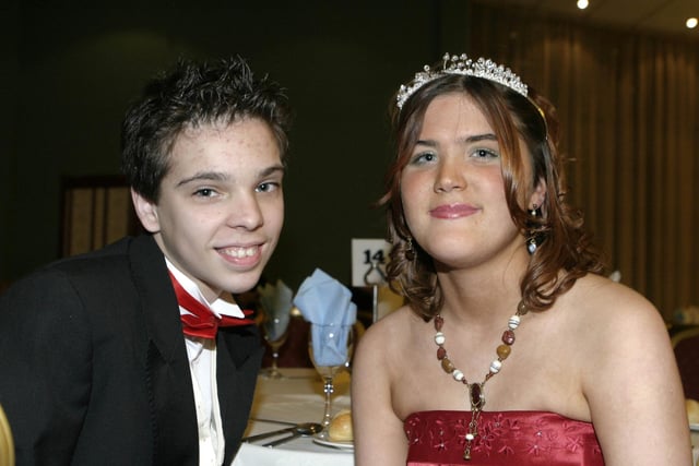Brian Lamont and Stacey Connolly who were pictured at the Ballymoney High School Formal in 2006.