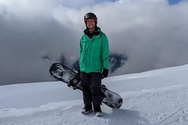 Moira man Adam  Smylie takes to the slopes during a six month sabbatical