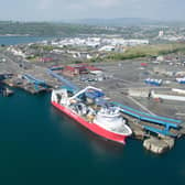 Port of Larne. Pic supplied by Mid and East Antrim Borough Council.