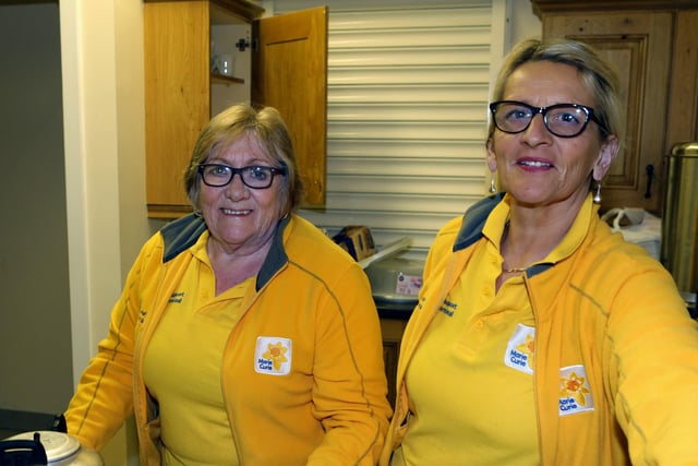 Ann McBride and Briege McGarry from Marie Curie