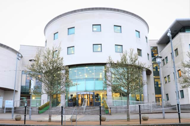 Lisburn and Castlereagh City Council headquarters at Lagan Valley Island