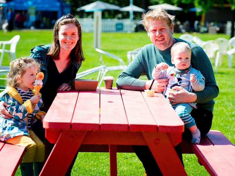 The Jacksons enjoying family time at Garden Show Ireland.
