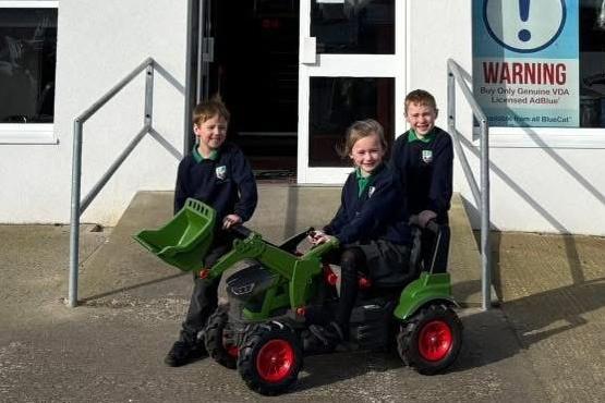 Children at Dunseverick Primary School are having a blast outdoors, thanks to a £1,500 grant from Tesco's Stronger Starts initiative.
