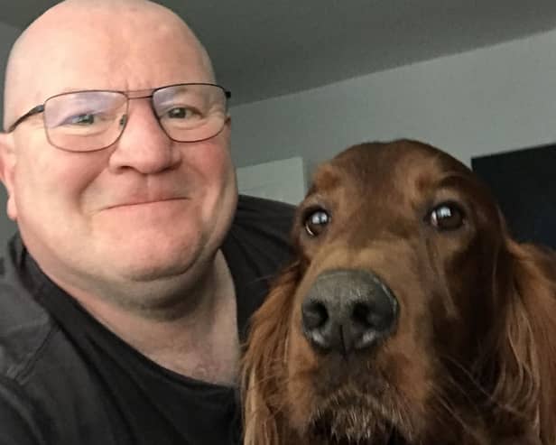 Councillor Neil Kelly and his dog, 'Murphy'. Photo submitted