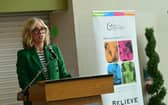 •	Chair of the Bursary Panel and Daughter of the Late Joan Christie CVO OBE, Harriett Roberts Inspiring Attendees at the Award’s Ceremony.