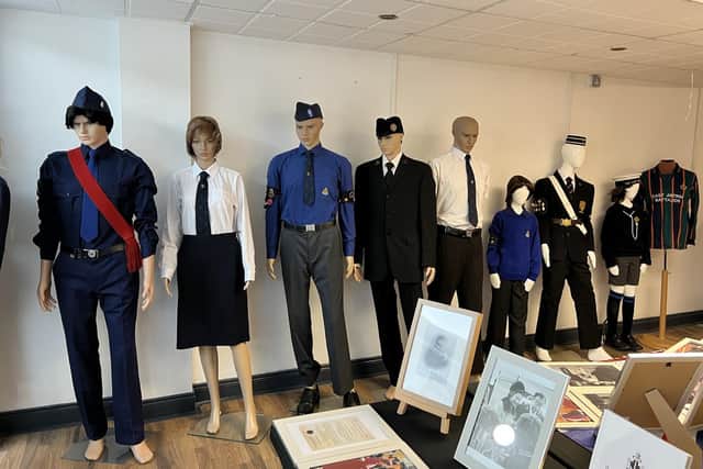 The Society provides 'pop up' museum exhibitions displaying items of Boys’ Brigade history to the public. Photo: Drew Buchanan
