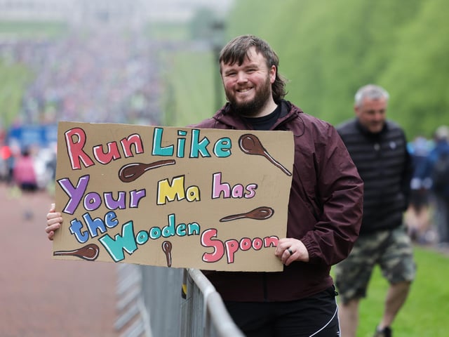 A meaningful message for runners on Sunday.